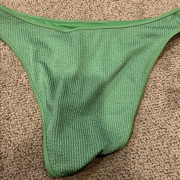 NWT ABERCROMBIE & FITCH: Mid-Rise High-Leg Moderate Swim Bikini Bottoms large - Picture 5 of 5
